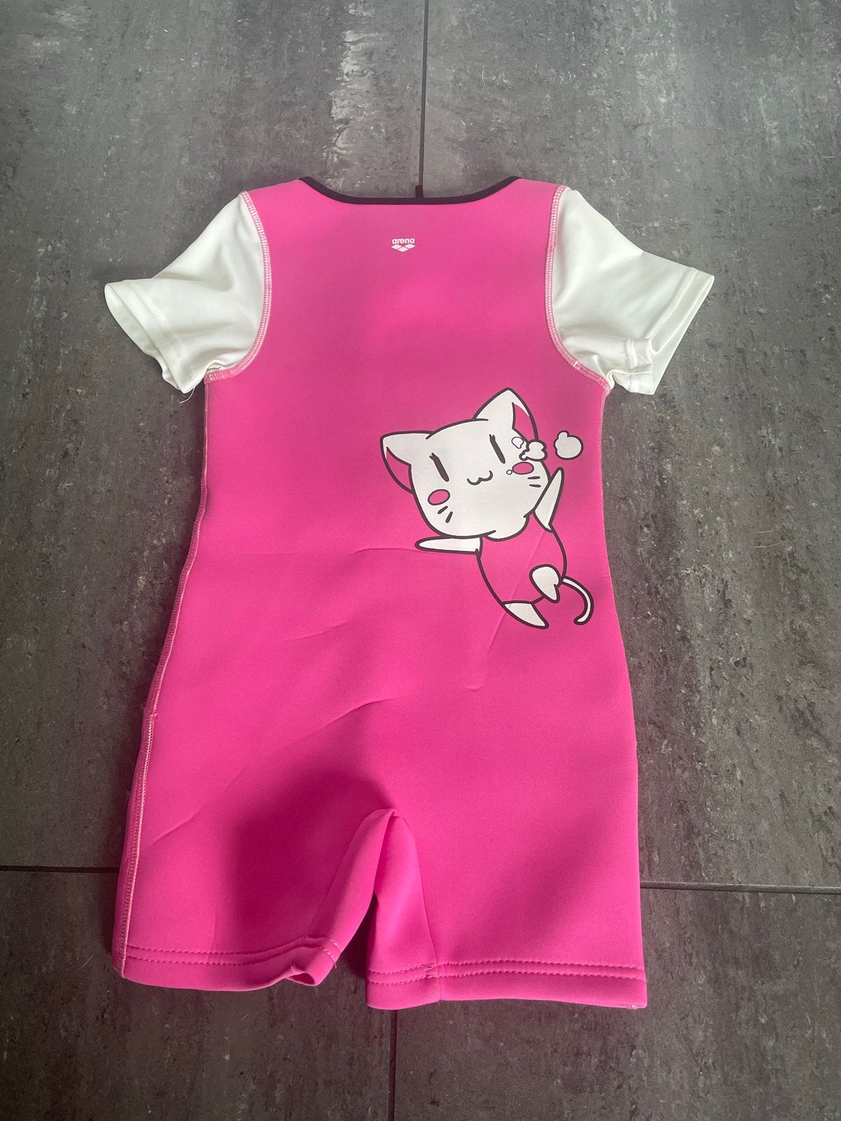 Arena Friends Warmsuit Roze zwempak maat 140 9-10 jaar nieuw, Badpak, Nieuw, Ophalen of Verzenden, Maat 140