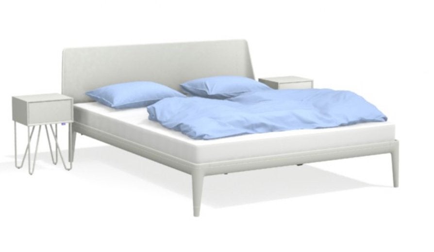 Showroom Auping Essential 180x210 Pure White incl Pixels, Huis en Inrichting, Verstelbaar, Tweepersoons, Ophalen of Verzenden