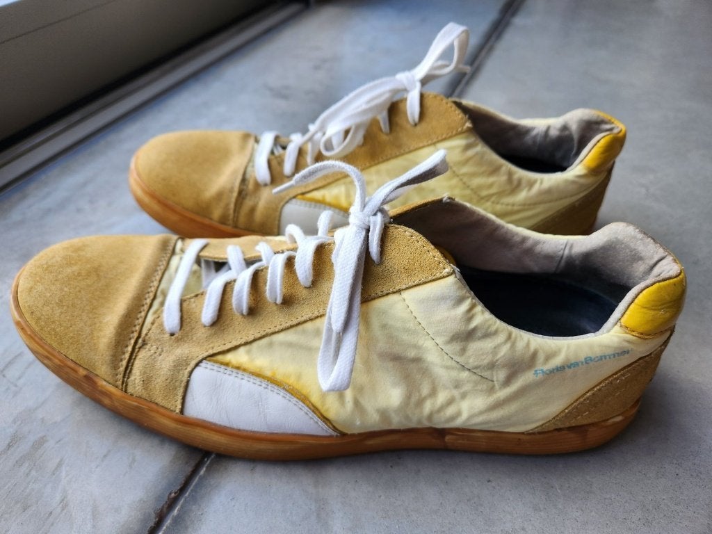 Floris van Bommel sneakers geel en crème, maat 44, Overige kleuren, Floris van Bommel, Ophalen of Verzenden, Sneakers of Gympen