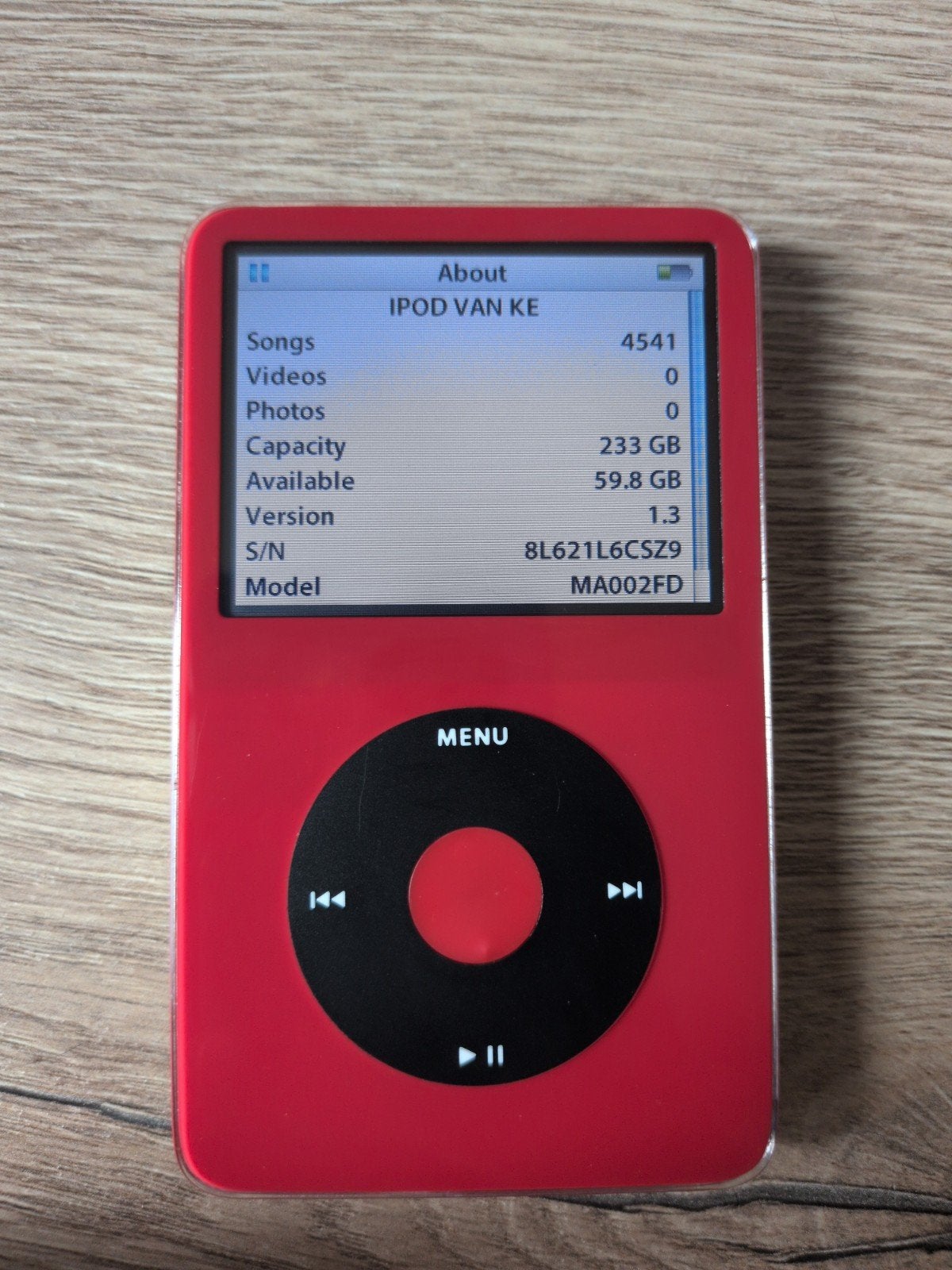 Ipod video gen 5 met 256gb sd nieuwe batterij volledig gemod, Ophalen, 40 GB en meer, Zo goed als nieuw, Overige kleuren