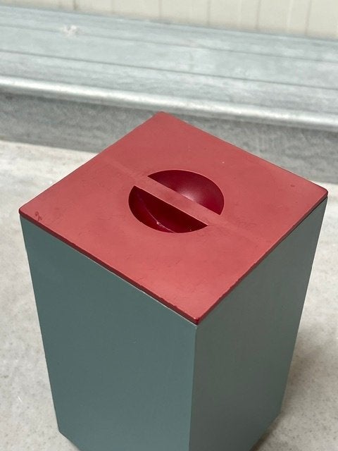 Alessi Euclid opbergbox Michael Graves vintage Memphis 1994, Ophalen, ., Kunststof, Voorraadpot