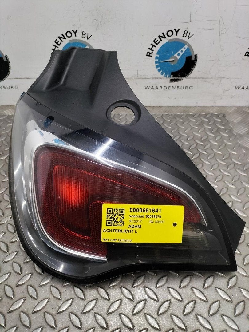 OPEL ADAM M13  ACHTERLICHT L 2017, Ophalen of Verzenden, Gebruikt, Stiba lid