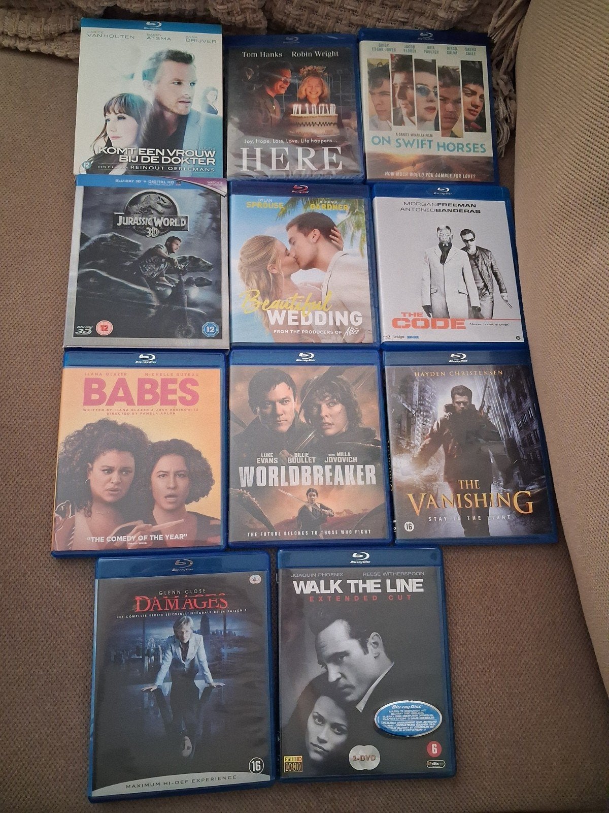 partij blu-ray dvd's, Cd's en Dvd's, Ophalen, Zo goed als nieuw