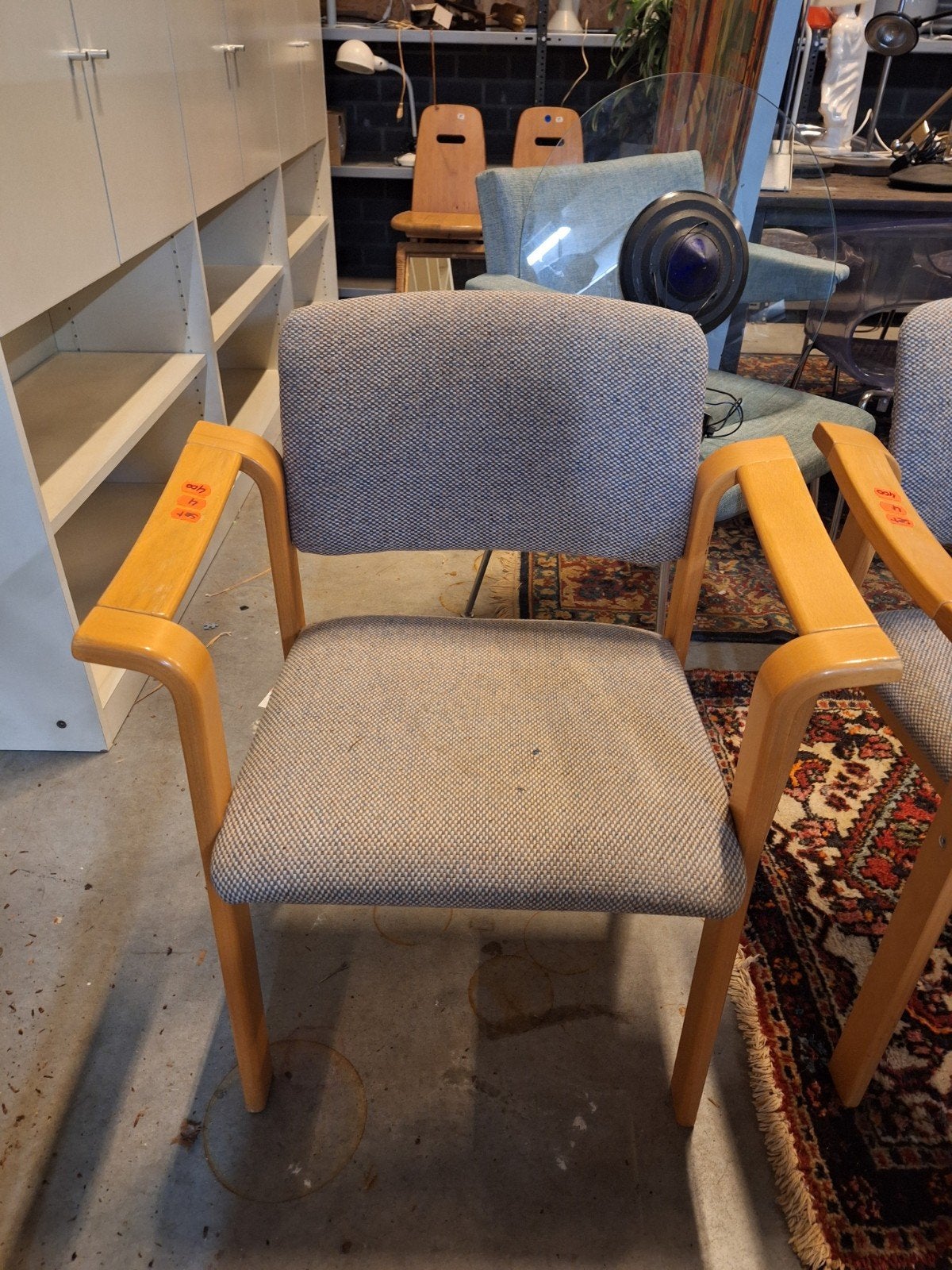 4x Magnus Olesen stoelen - Gebruikt, Huis en Inrichting, Stoelen, Ophalen, Scandinavisch design, Overige kleuren, Vier