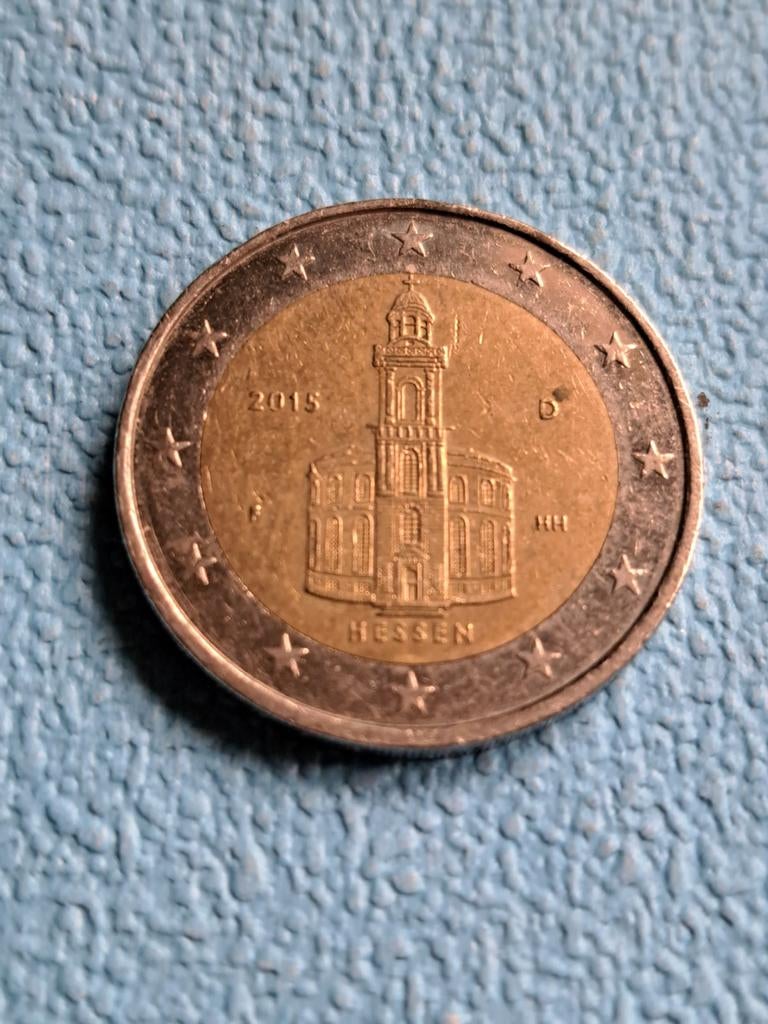 2 euro cc Duitsland Hessen 2015 (F), Ophalen of Verzenden, Duitsland, 2 euro