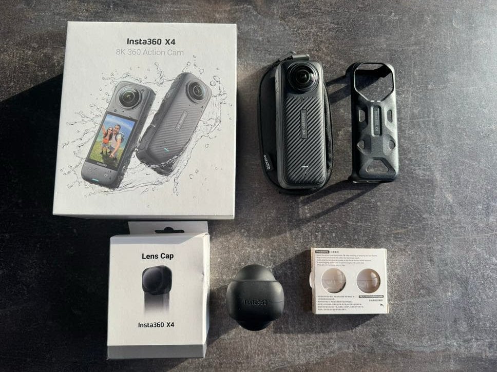 Insta360 X4 8K 360-camera – complete set, Audio, Tv en Foto, Ophalen of Verzenden, Zo goed als nieuw, Overige merken