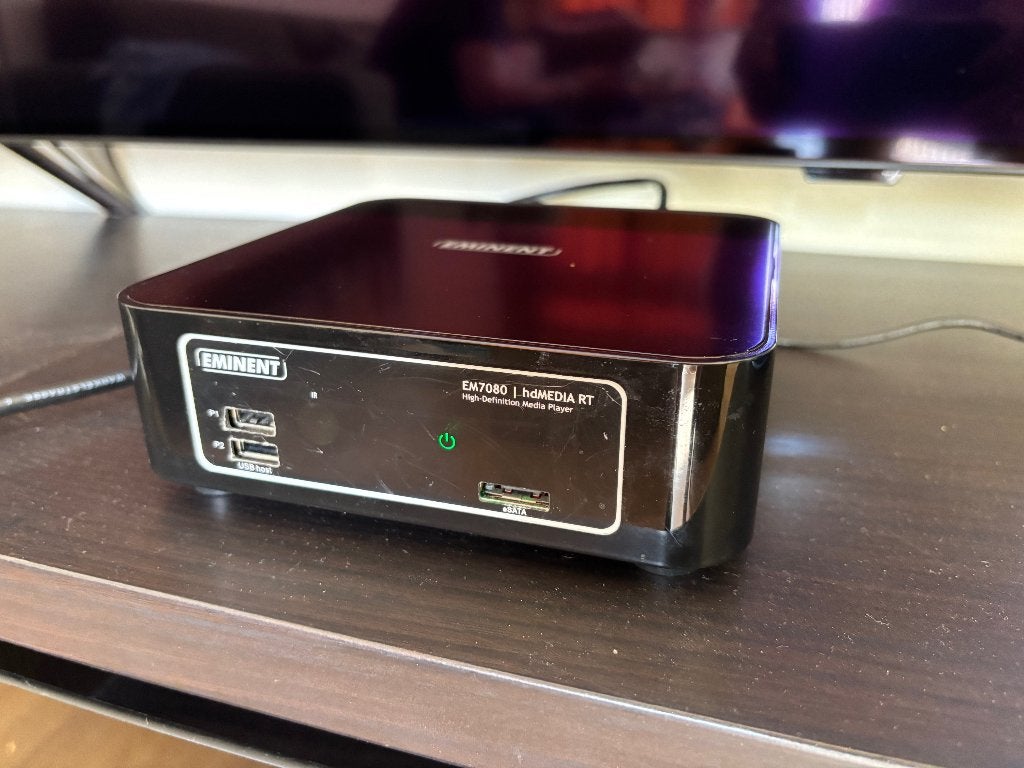 Media speler Eminent EM7080 met harde schijf (1Tb), Ophalen of Verzenden, Gebruikt, HDMI, 500 tot 1500 GB