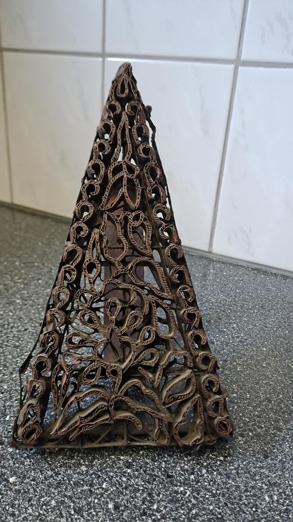 Antieke metalen batik stempel, Ophalen of Verzenden