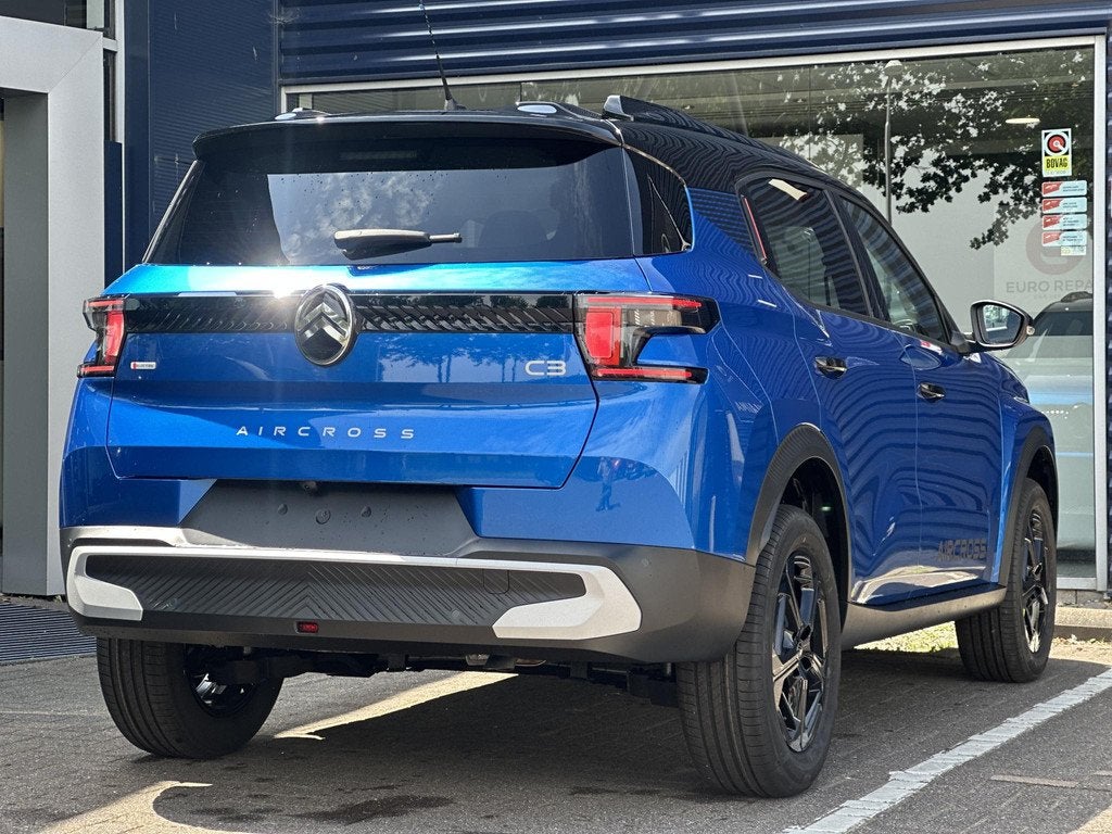 Citroen C3 Aircross 1.2 Hybrid 145pk Collection | Climate Co, Auto's, Citroën, 145 pk, Euro 6, 1199 cc, Blauw