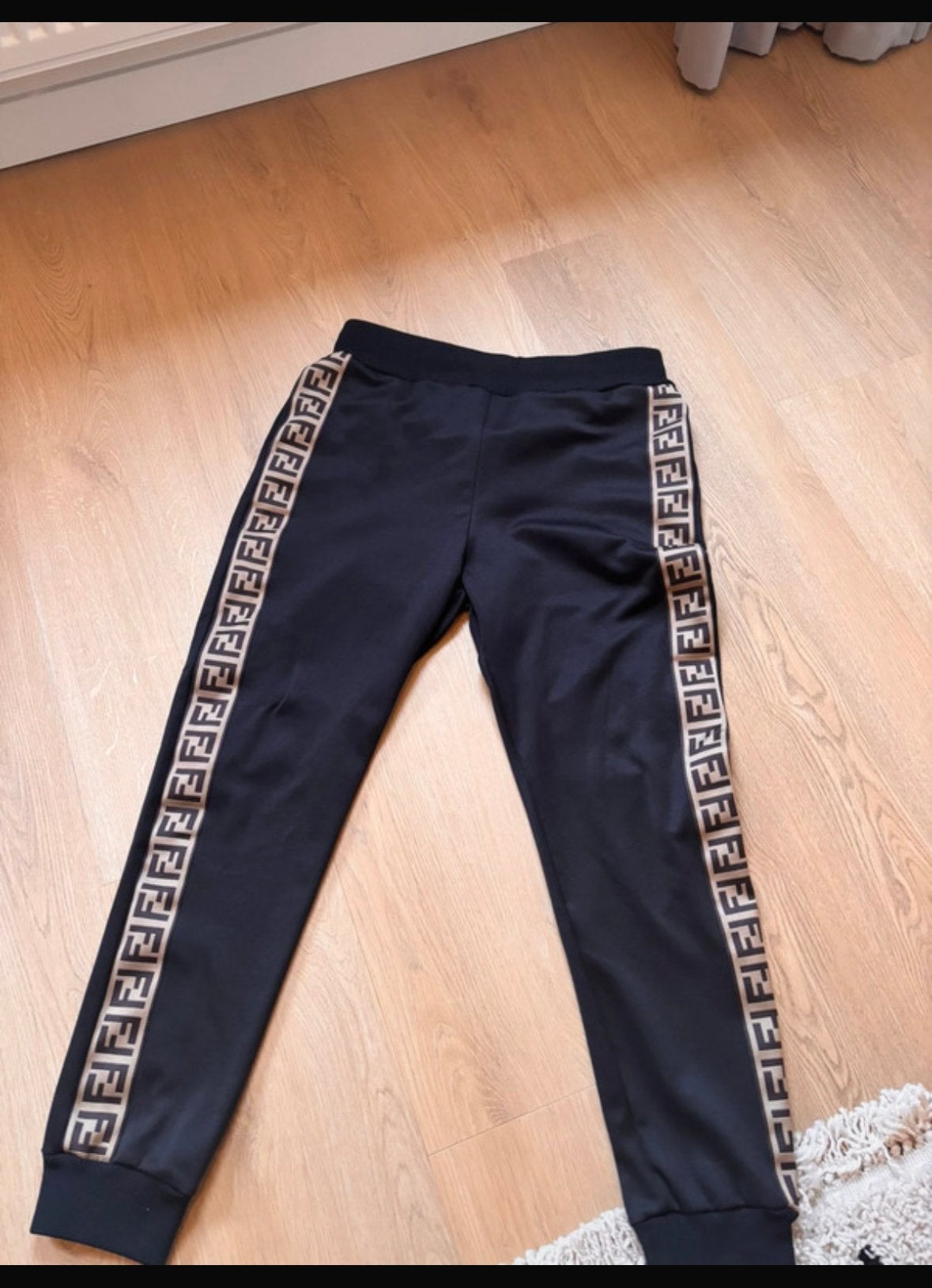 Fendi joggingbroek, Ophalen, Zwart, Maat 46/48 (XL) of groter, Zo goed als nieuw