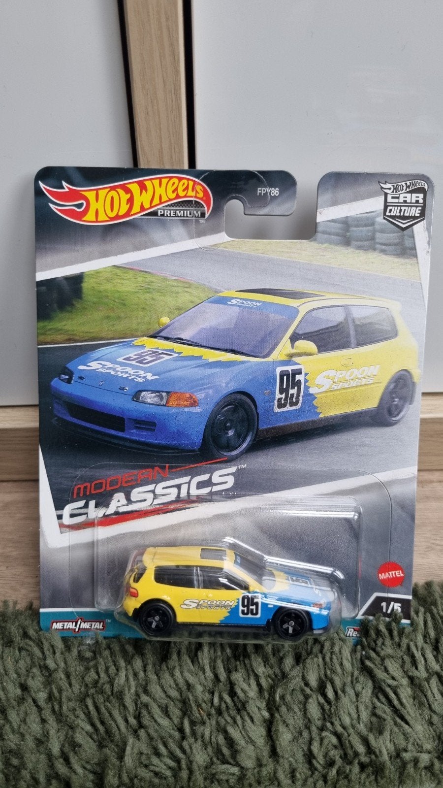 Hot Wheels Premium Modern Classics Honda Civic EG6, Ophalen of Verzenden, Nieuw, Auto