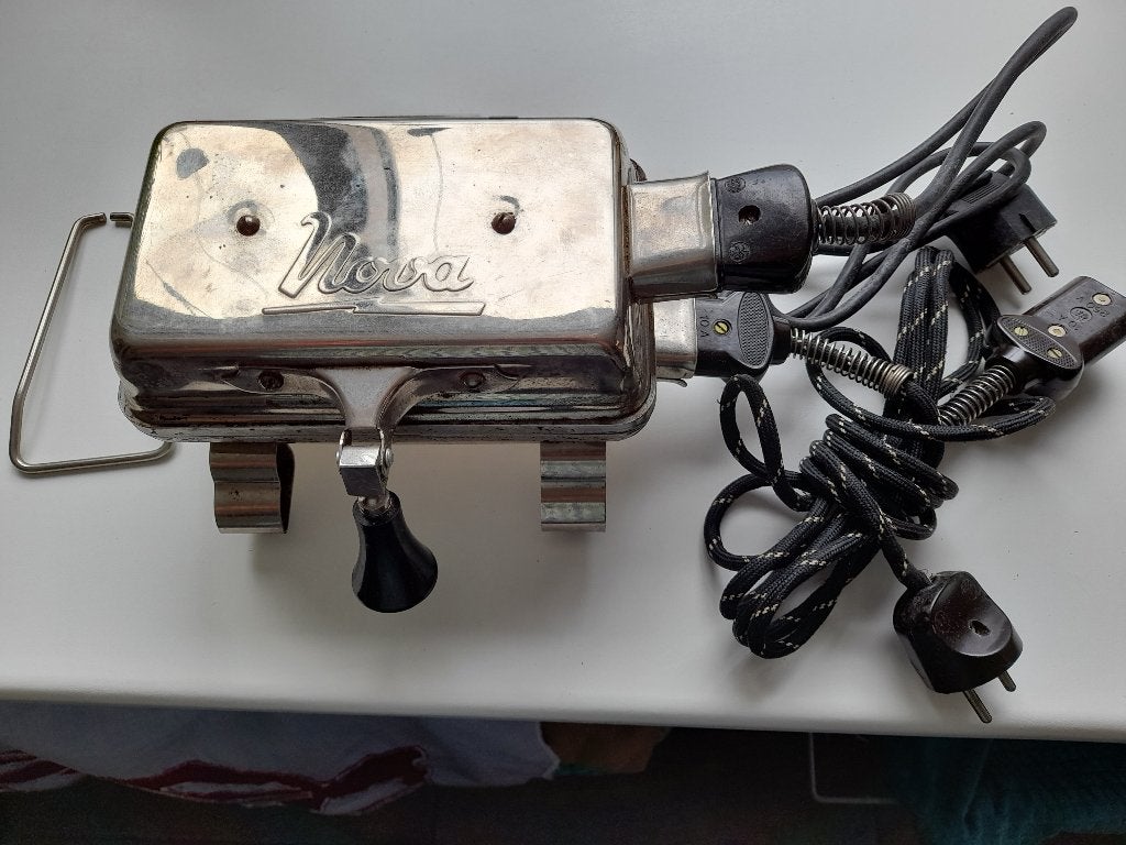 elektrisch wafelijzer, Ophalen, Gebruikt