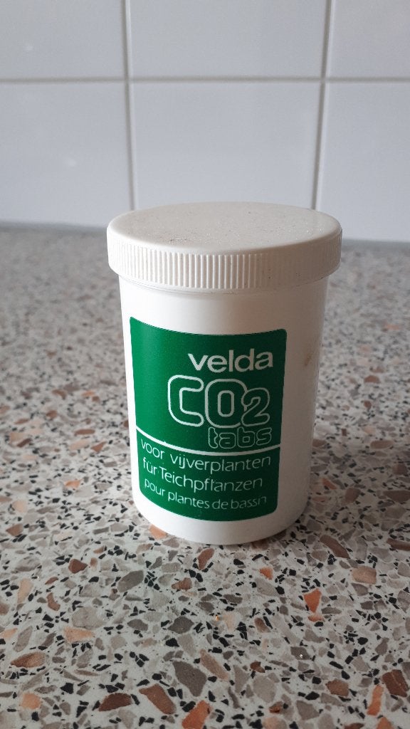 CO2 tabs voor vijverplanten, Ophalen, Gebruikt