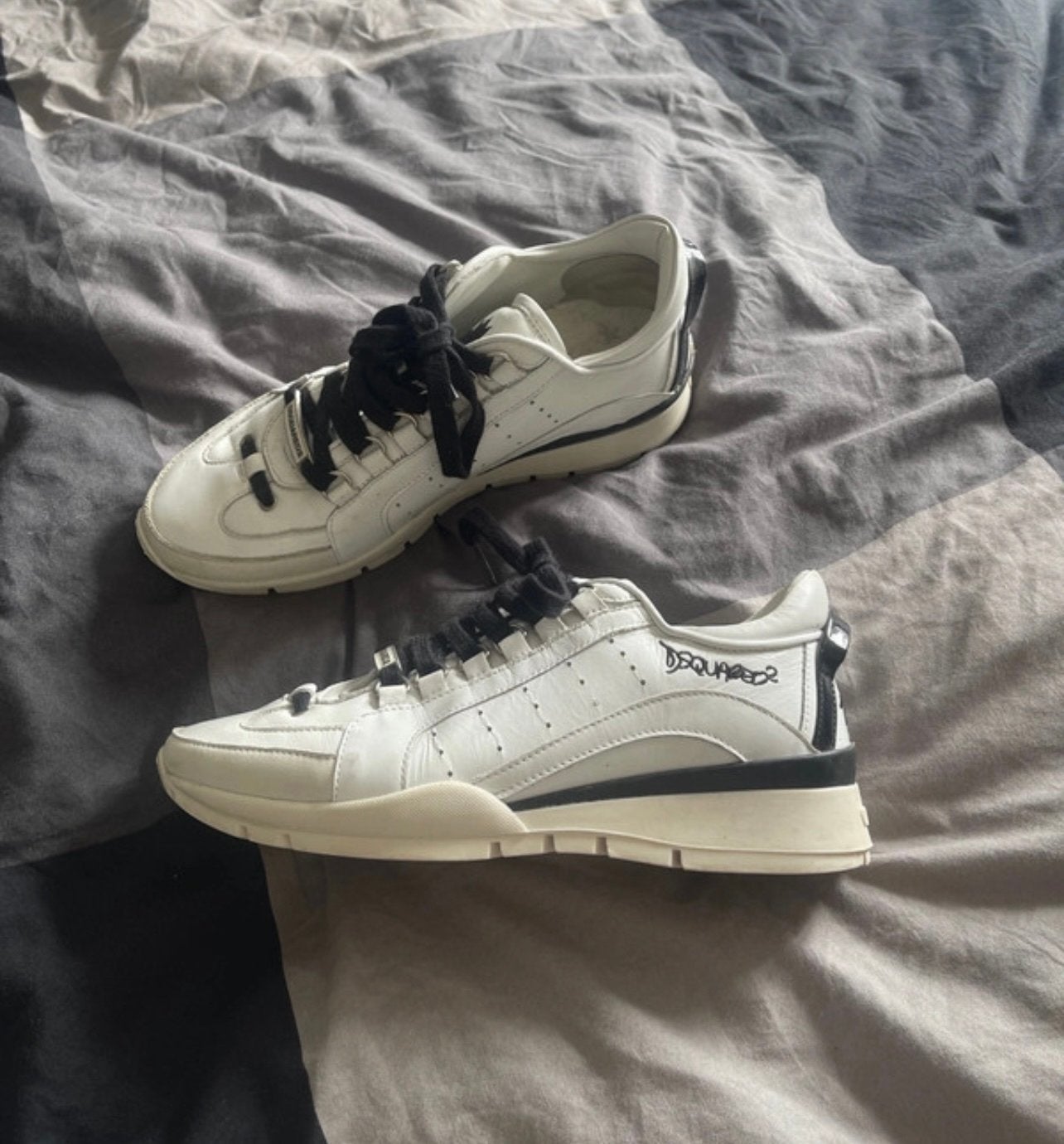 Dsquared2 sneakers maat 39, goede staat, Wit, Ophalen of Verzenden, Sneakers of Gympen, Zo goed als nieuw