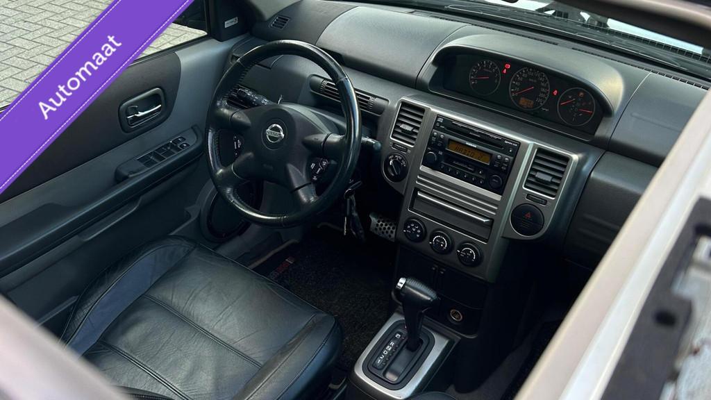 Nissan X-Trail 2.5 4WD/1e Eig/165PK/Leer/17''/Youngtimer/vOL, Automaat, Gebruikt, 4 cilinders, Zwart