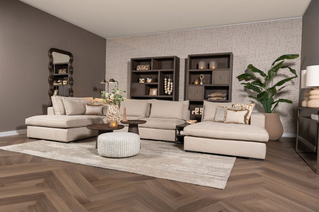 Hoekbank Annabelle l Whoon | Room108 lvan €4950 voor €2799, Ophalen, Gebruikt, Hoekbank, 300 cm of meer