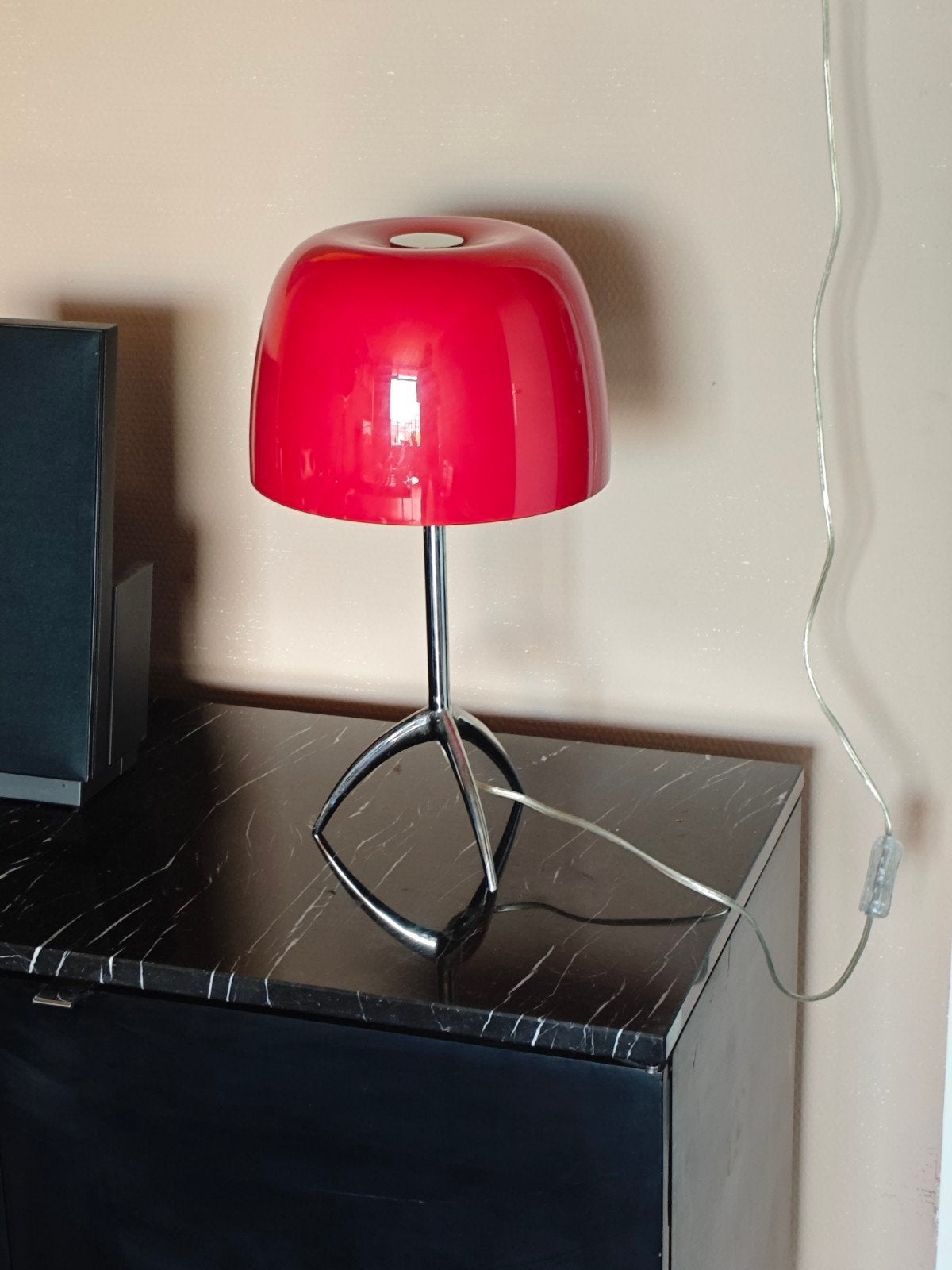 2 x lookalike Foscarini Lumiere Grande ( Oranje & Rood), Gebruikt, Meerkleurig, Met schakelaar, Sfeerlamp