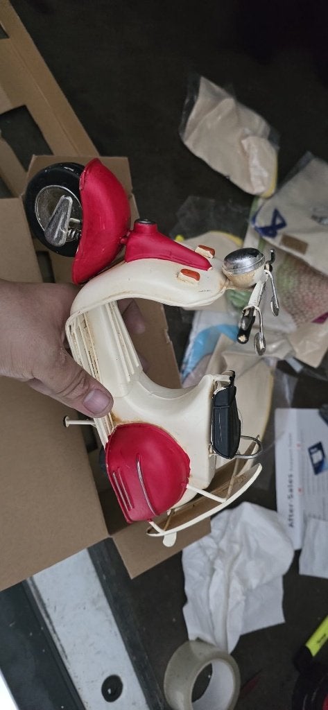 Retro Scooter Modellen Vespa stijl Nieuw in doos, Ophalen of Verzenden, Nieuw
