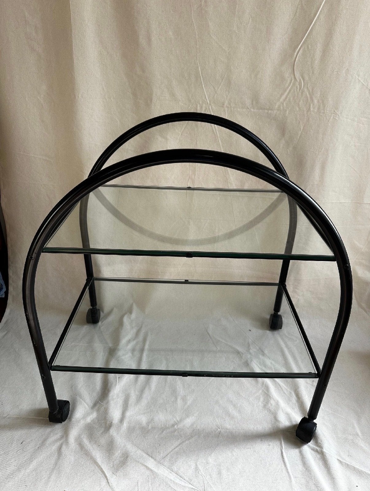 Bieffeplast Anna Anselmi trolley bar cart, Gebruikt, Metaal of Aluminium, 55 tot 75 cm, Overige vormen