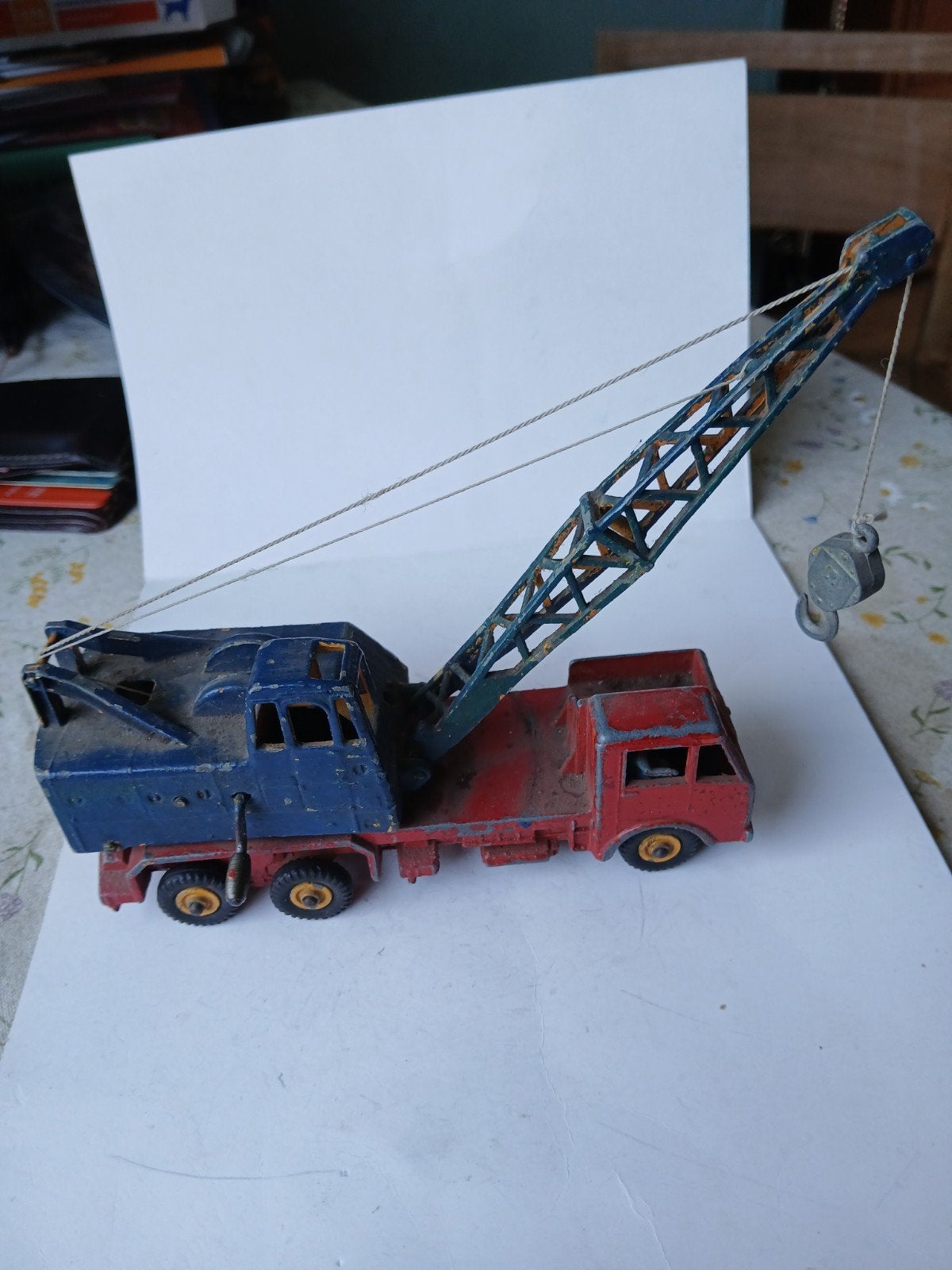 20 tons Larry mounted crane.  Dinky Supertoys, opknapper, Ophalen of Verzenden, Gebruikt, Tractor of Landbouw, Dinky Toys