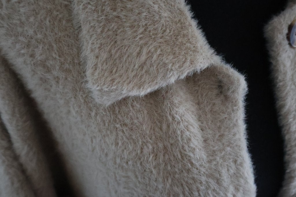 Yesta Furry Blouse Jas maat 54/56, Beige, Ophalen of Verzenden, Jas of Mantel, Nieuw