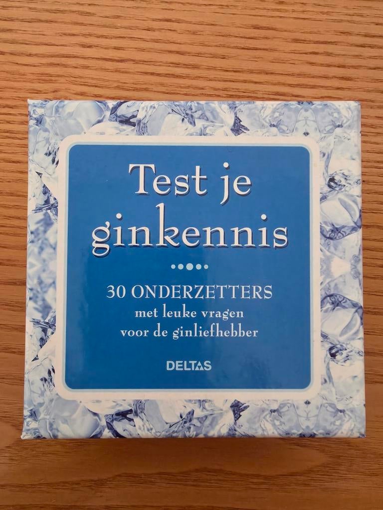 Test je Ginkennis onderzetters nieuw in verpakking, Ophalen of Verzenden, Nieuw