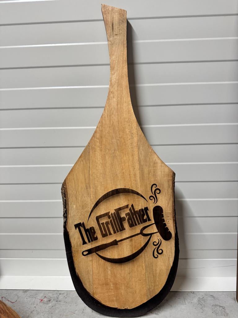 Gepersonaliseerde BBQ Plank voor Papa - Vaderdag Cadeau, Ophalen of Verzenden, Nieuw, Gebruiksvoorwerp