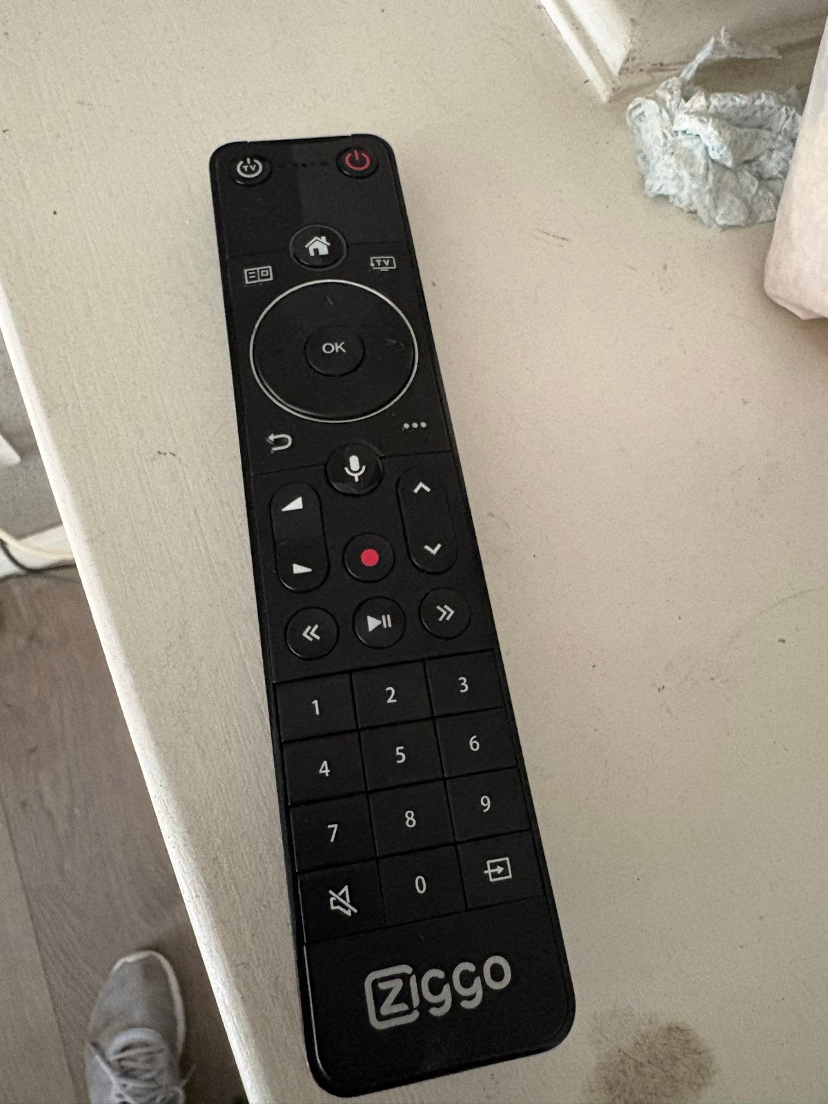 Ziggo voice afstandsbediening - Zo goed als nieuw, Audio, Tv en Foto, Ophalen of Verzenden, Zo goed als nieuw, Origineel, Tv