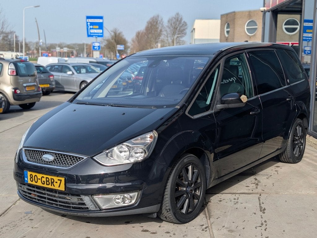 Ford Galaxy 2.0 TDCi Ghia - Pano - Leer - Navi -, Auto's, Ford, 7 stoelen, Zwart, Bedrijf, Diesel