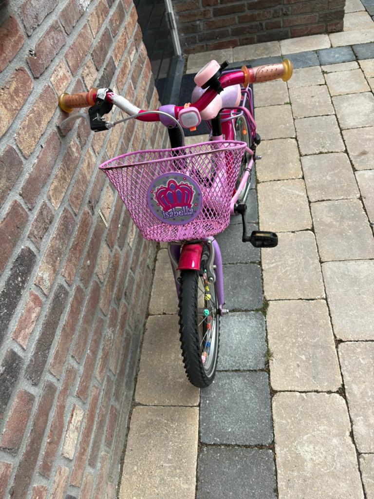 Leuke meisjes fiets 16inch, Ophalen, Gebruikt, 16 tot 20 inch