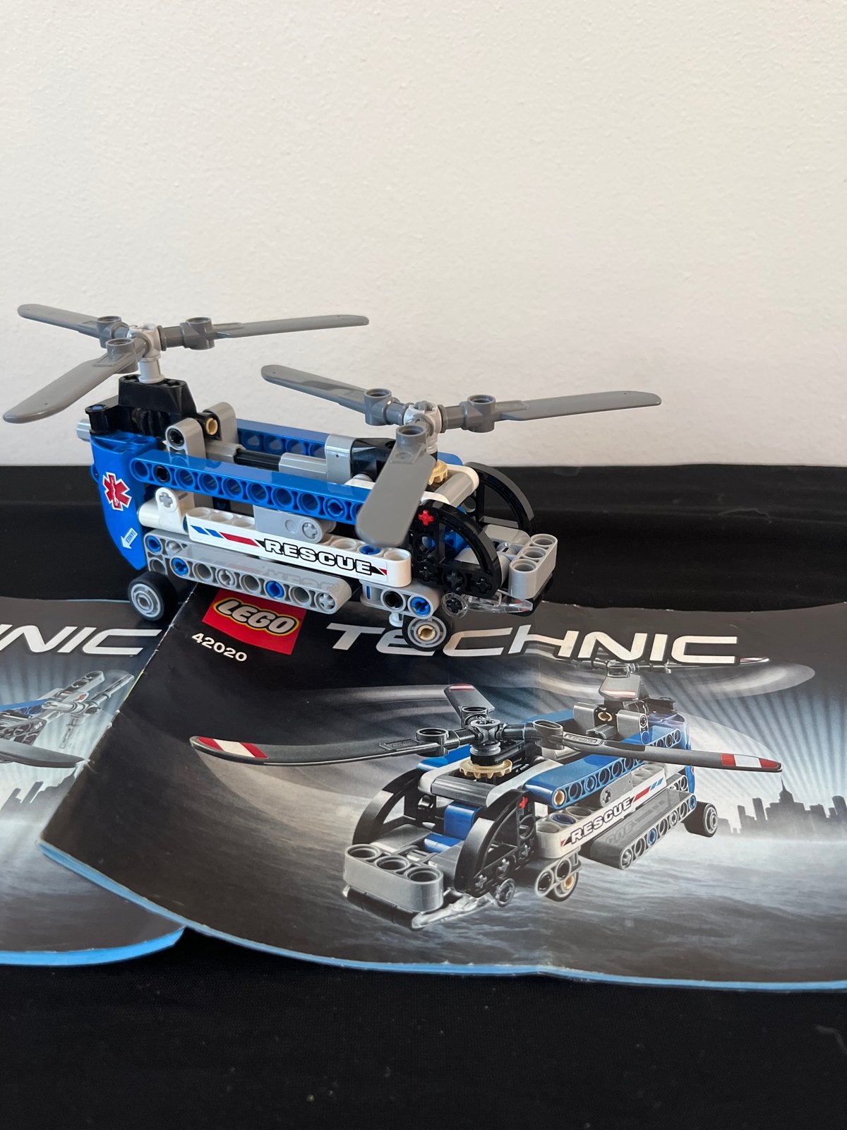 Lego Technic 42020 - Helikopter, Gebruikt, Lego, Ophalen of Verzenden, Complete set