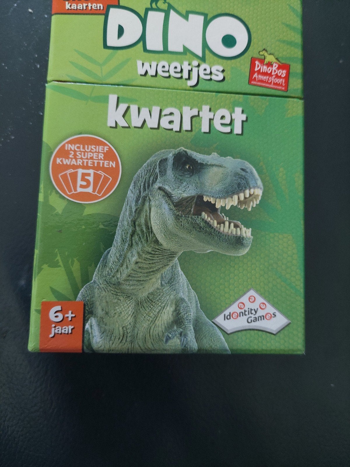 Dino weetjes kwartet 5 euro, Ophalen of Verzenden, Zo goed als nieuw, Kwartet(ten)