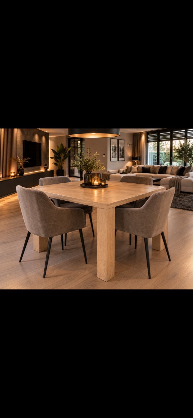 Eiken eettafel 131x131 cm met ijzeren frame, Huis en Inrichting, Gebruikt, 100 tot 150 cm, Ophalen of Verzenden, Vier personen