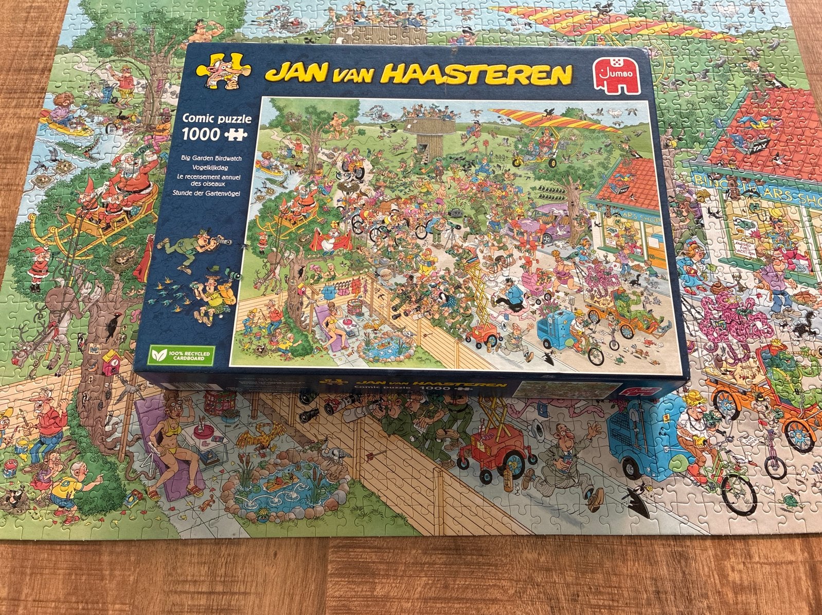 Jan van Haasteren Comic Puzzle - Big Garden Birdwatch 1000 s