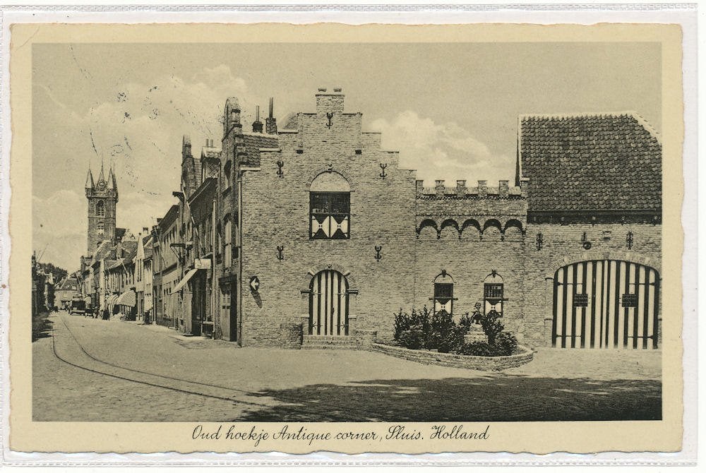 Sluis - Oud Hoekje  1939, Ophalen of Verzenden, 1920 tot 1940, Gelopen, Zeeland