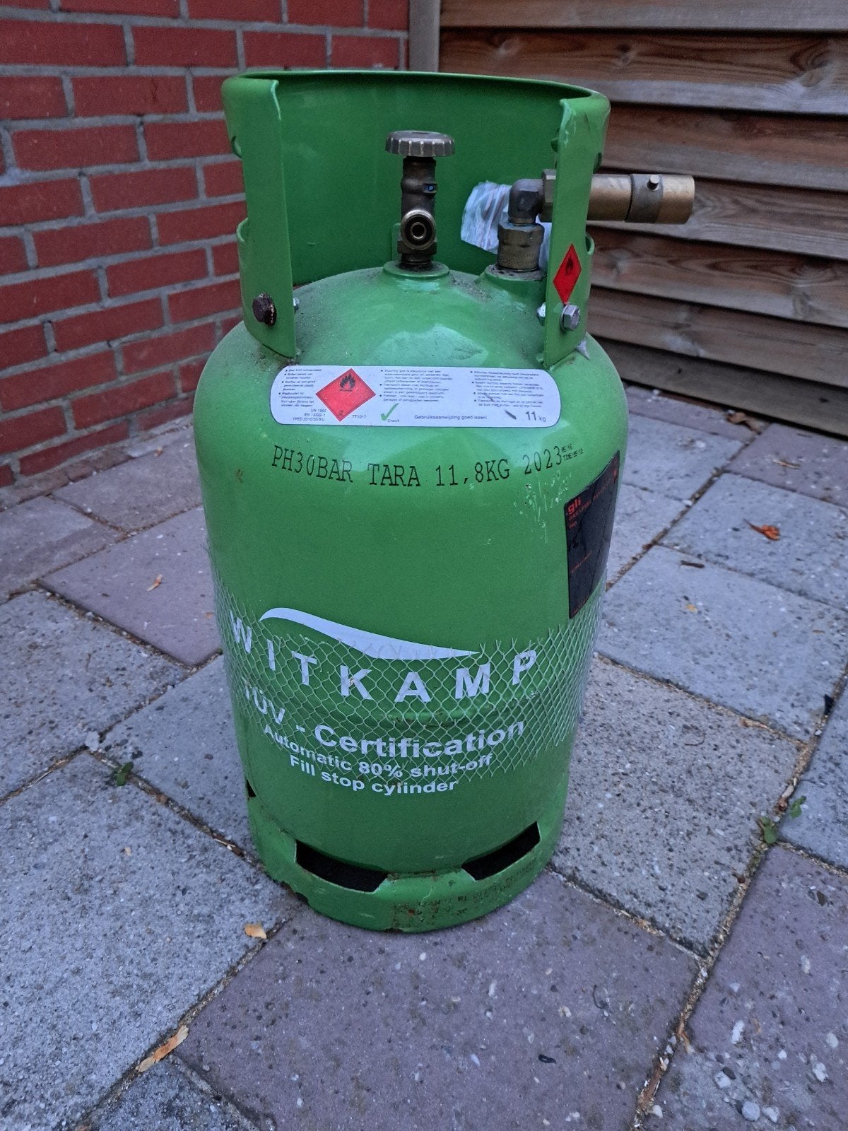 Lpg gastank, Ophalen