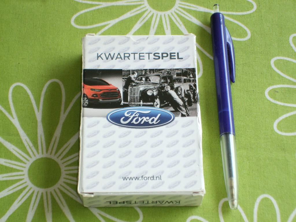Ford kwartet spel - met de kaarten nieuw in seal, Ophalen of Verzenden, Zo goed als nieuw, Kwartet(ten)