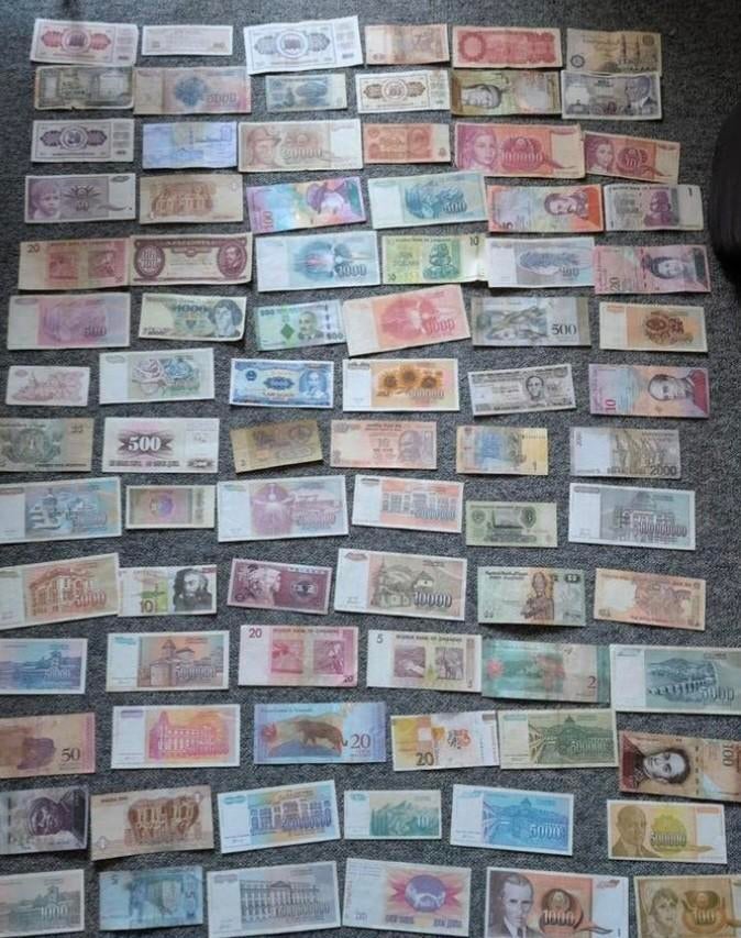 Bankbiljetten partij Wereld, Ophalen of Verzenden, Overige landen, Setje