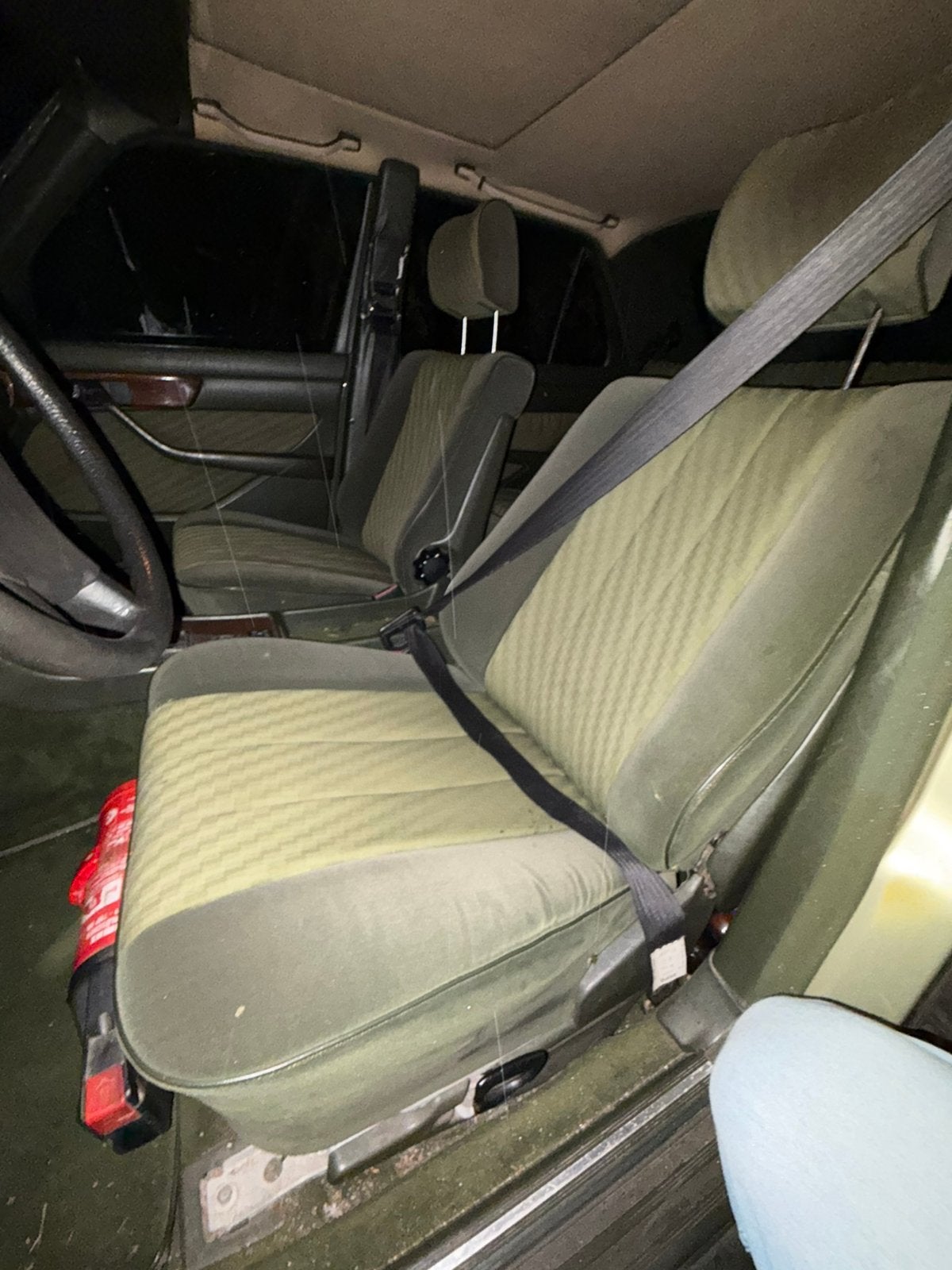 W126 interieur, Ophalen