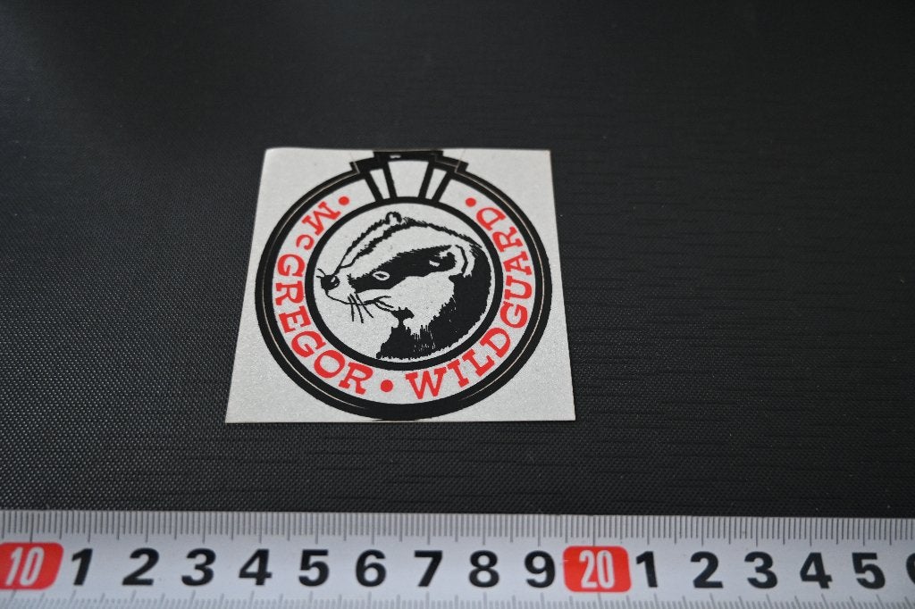 sticker Mc GREGOR Wild Guard    Reflector Fiets, Verzamelen, Ophalen of Verzenden, Zo goed als nieuw