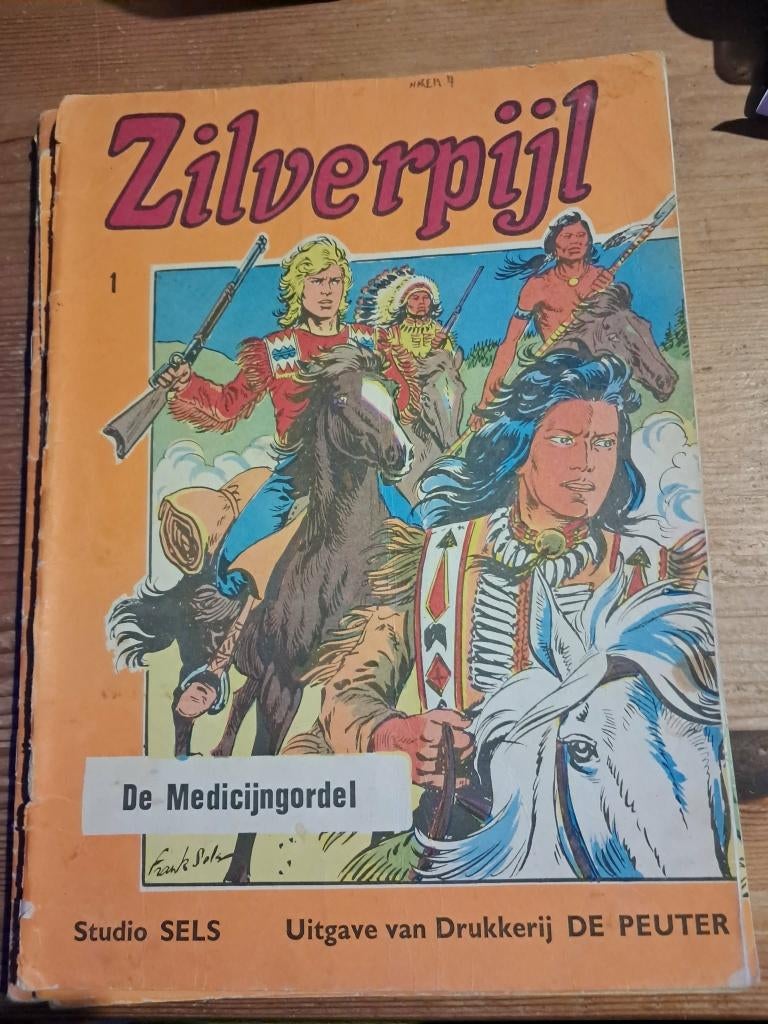 Zilverpijl, Meerdere stripboeken, Ophalen, Gelezen, Frank Sels