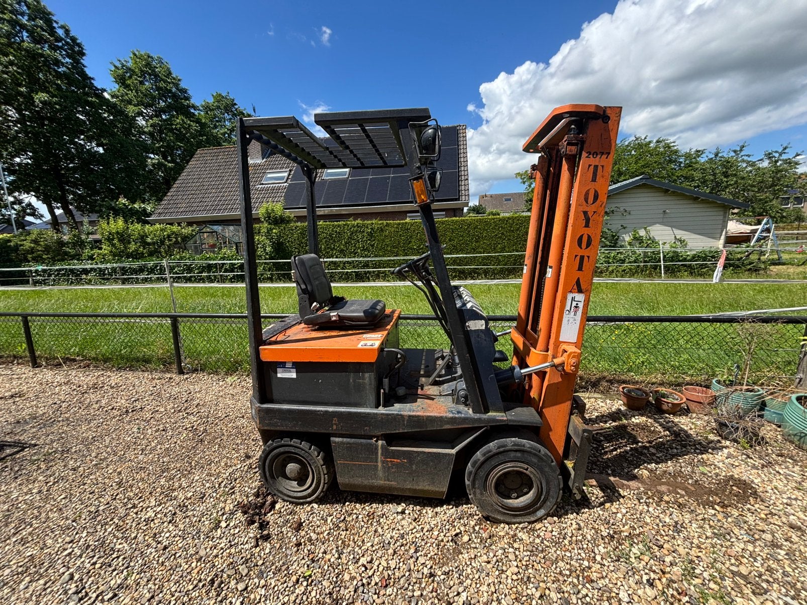 Toyota 4FB15 Heftruck voor onderdelen., Ophalen
