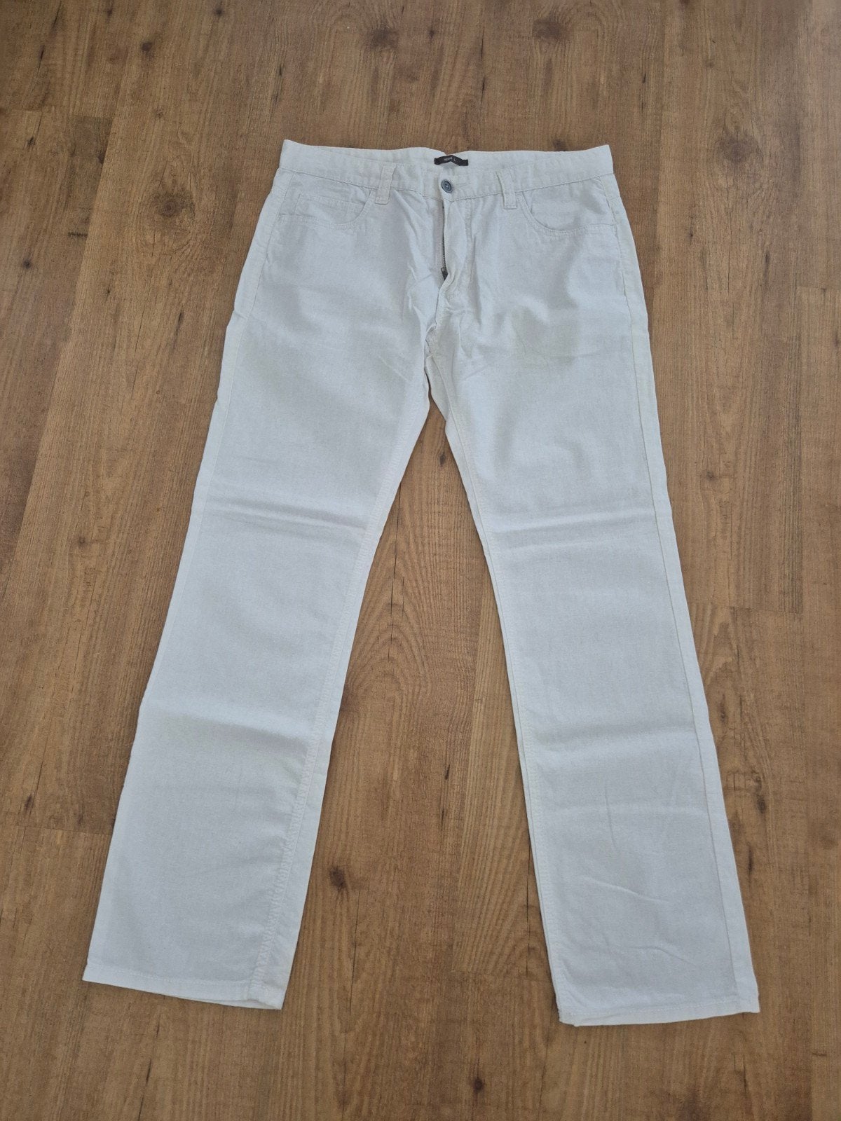 Prachtige linnen broek van Hema.Nieuw., Kleding | Heren, Hema, Maat 52/54 (L), Verzenden, Wit