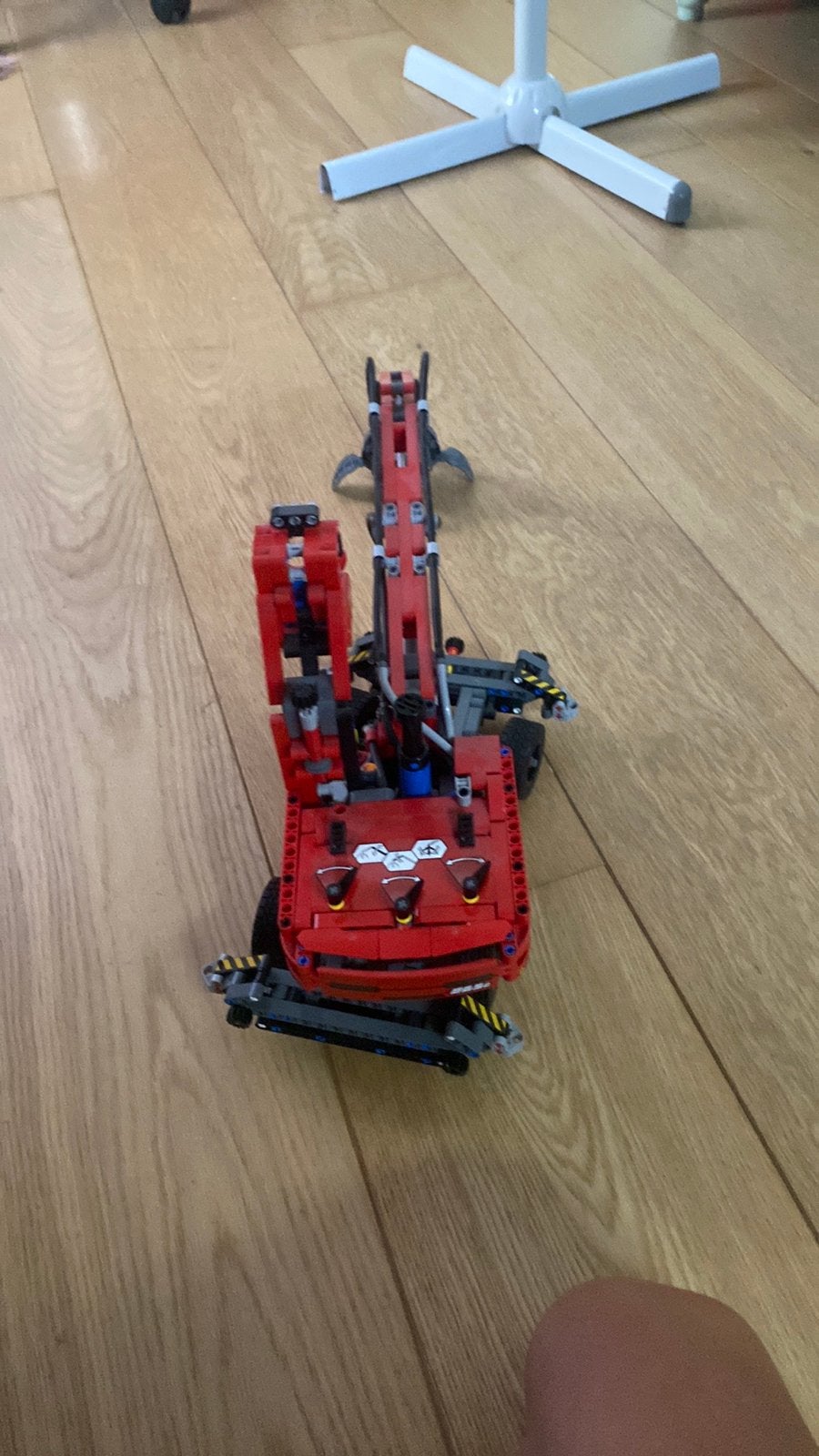 Technisch lego set kraan rood, Lego, Ophalen of Verzenden, Zo goed als nieuw, Inclusief doos