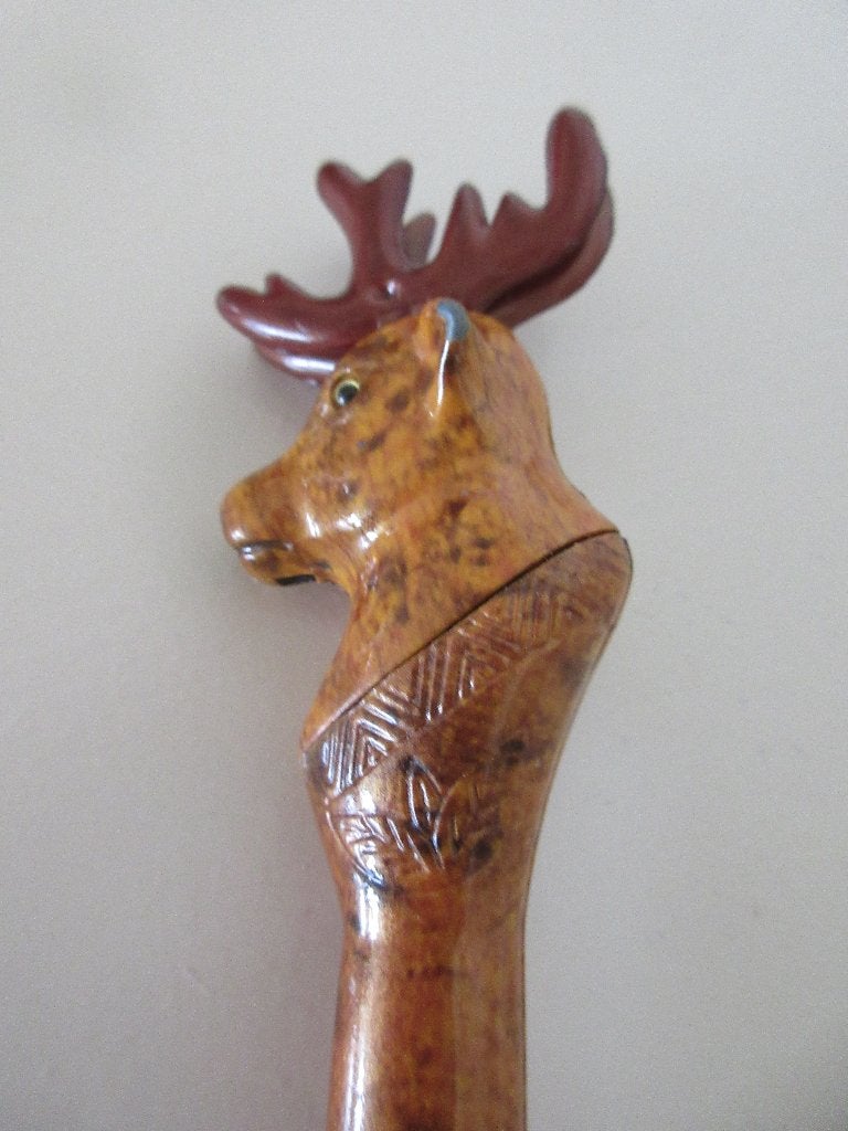 Aansteker hert kunsstof hout motief, Ophalen of Verzenden, Zo goed als nieuw, Aansteker