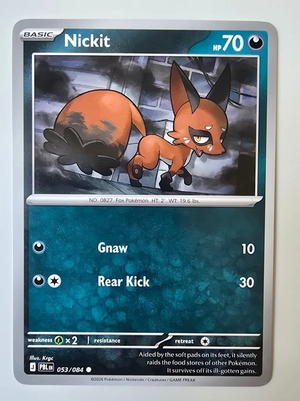 NICKIT (PITCH BLACK 053/084) (TRADING CARD), Verzenden