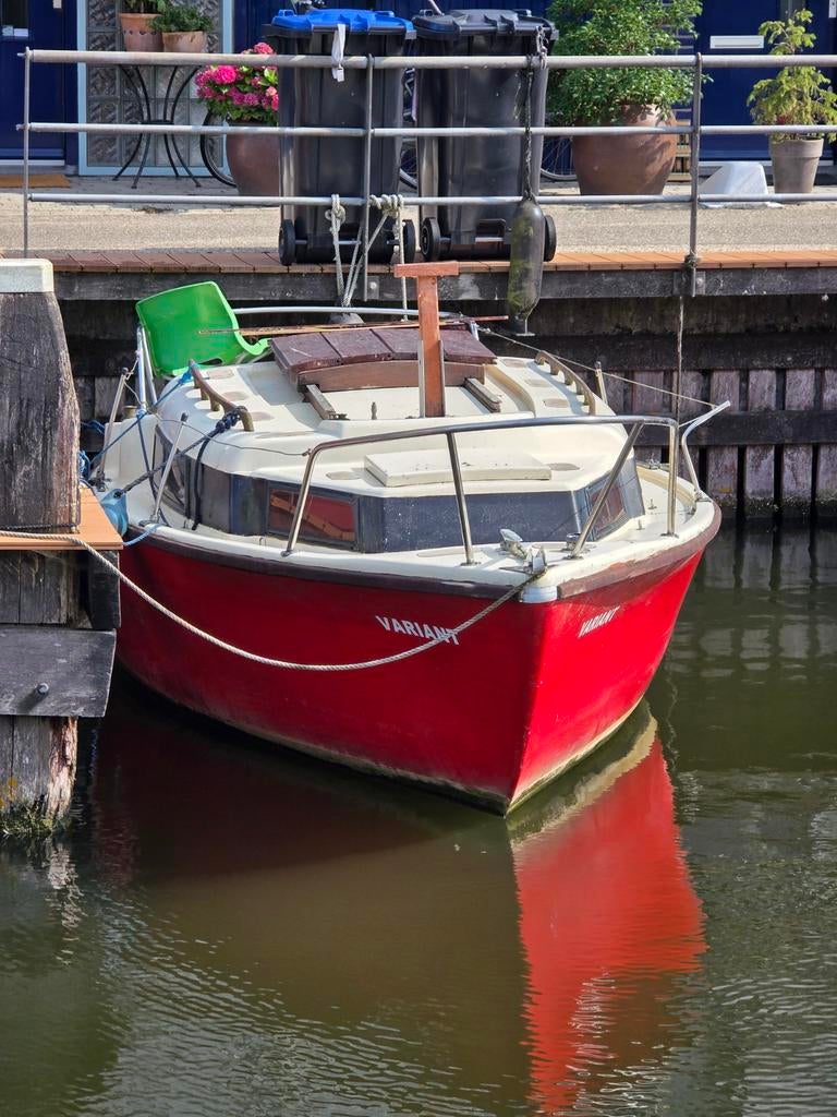 Super leuke boot, Watersport en Boten, Kajuitzeilboten en Zeiljachten, Ophalen, Polyester, Benzine