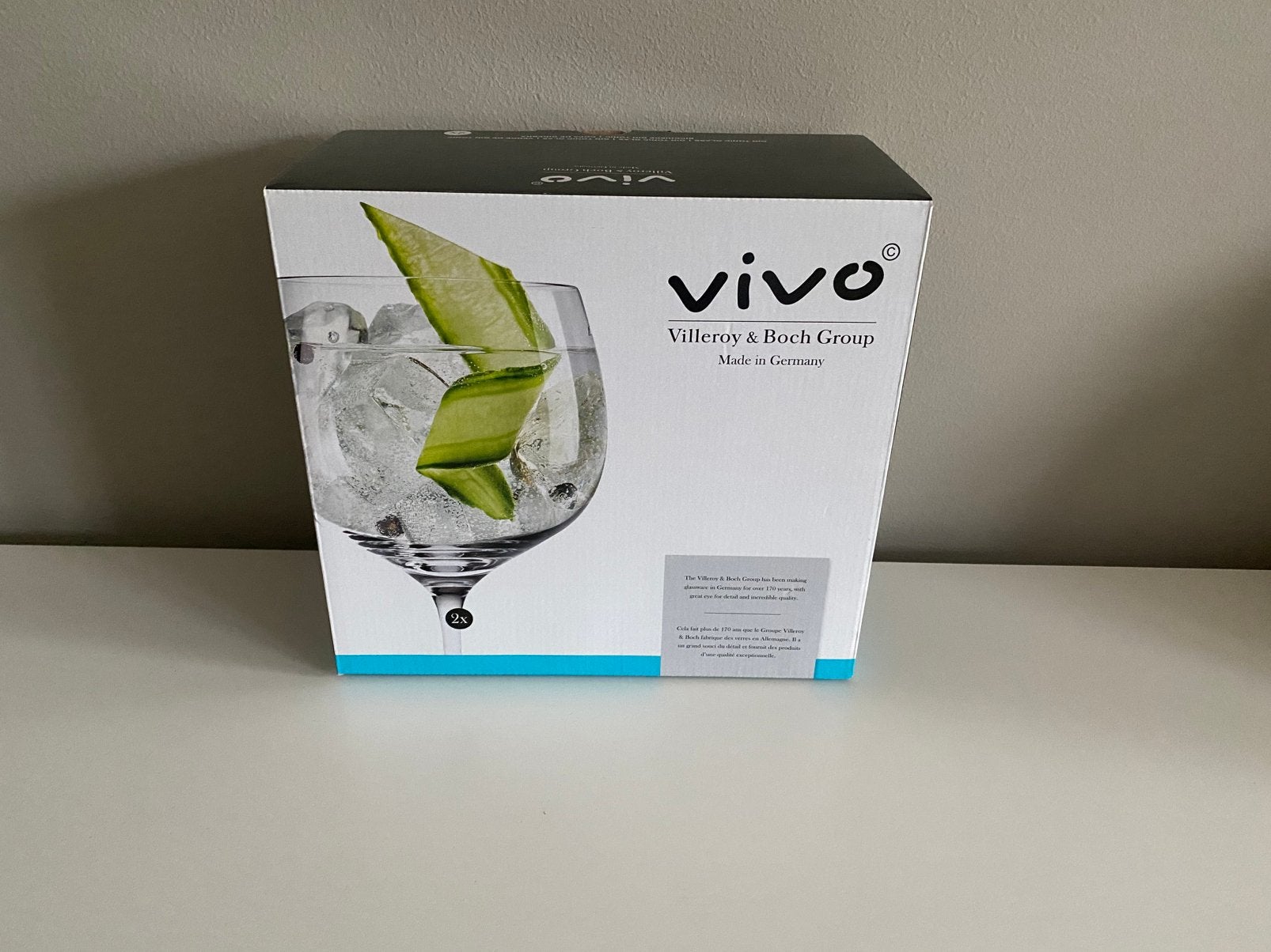 Vivo gin tonic glazen ah spaaractie, Ophalen, Nieuw, Overige typen