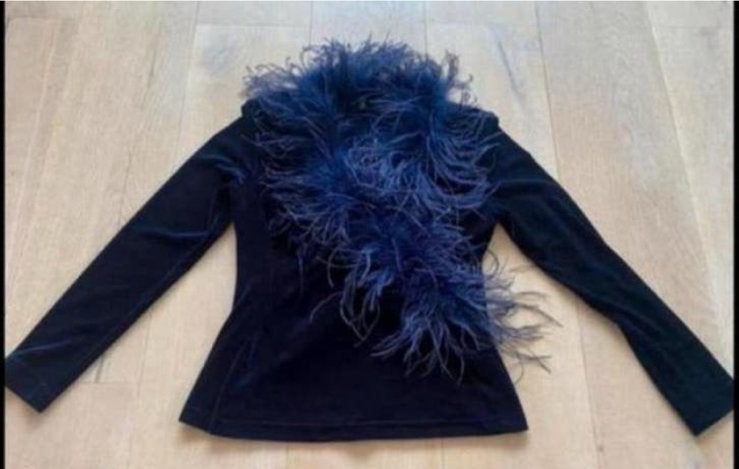 Edgar Vos S nieuwstaat, Kleding | Dames, Ophalen of Verzenden, Zo goed als nieuw, Maat 36 (S), Blauw
