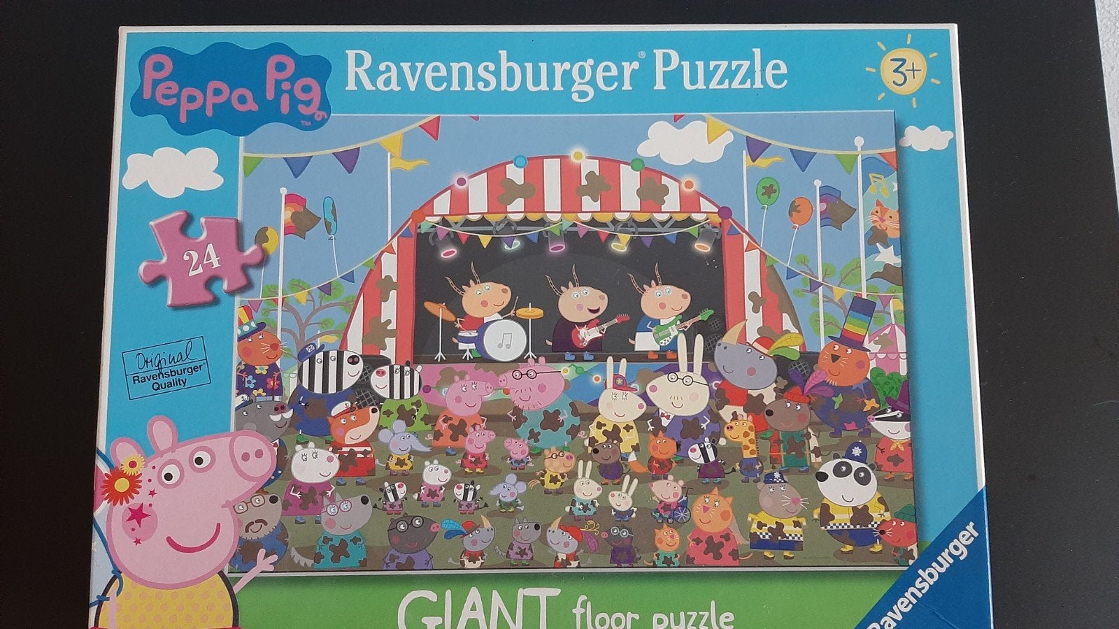 Peppa Pig Ravensburger Giant Vloerpuzzel 24 stukjes, Ophalen of Verzenden